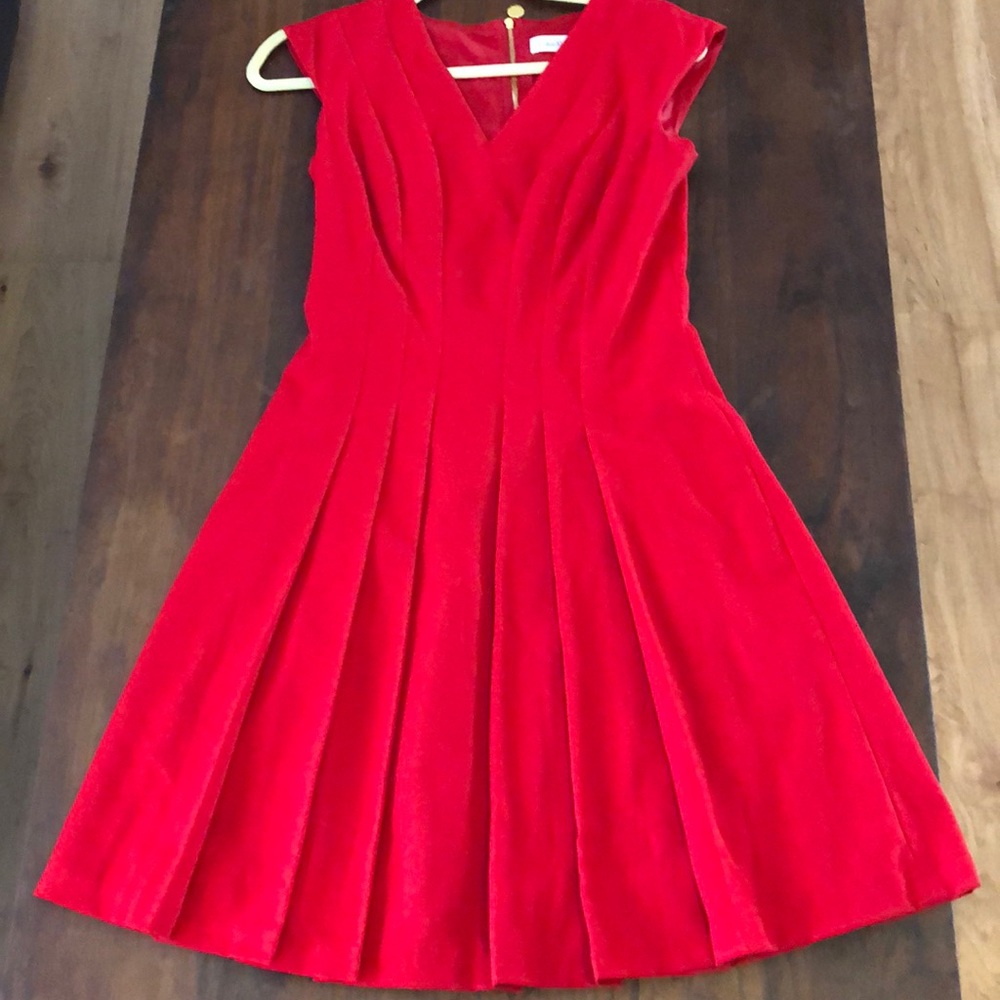 Classic Calvin Klein Red dress.
